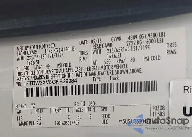 1FTBW3XV8GKB29984: 44204997