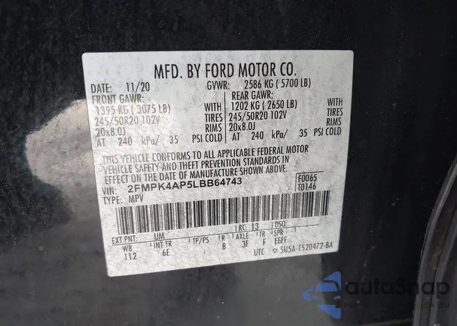 2FMPK4AP5LBB64743: 44204323