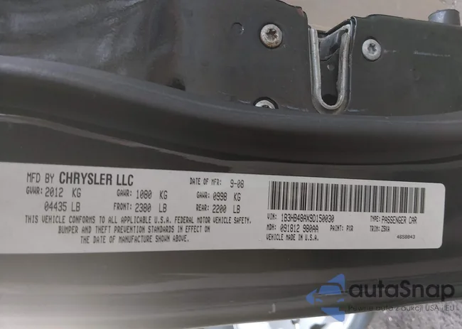 1B3HB48AX9D150030: 44204355