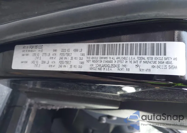 1C4AJWAGXGL253416: 44204360