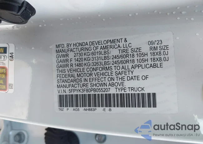 5FPYK3F80PB055207: 44204388