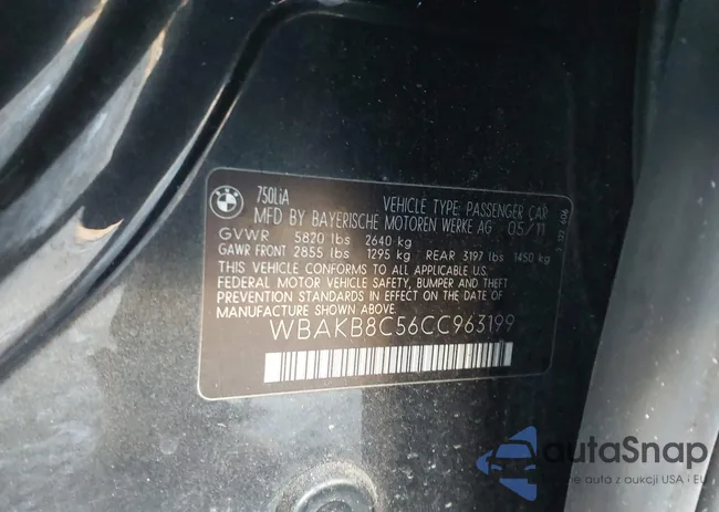 WBAKB8C56CC963199: 44205401