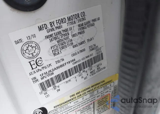 1FMJK2A50BEF19166: 44205546