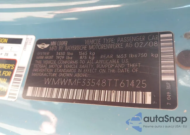 WMWMF33548TT61425: 44205854