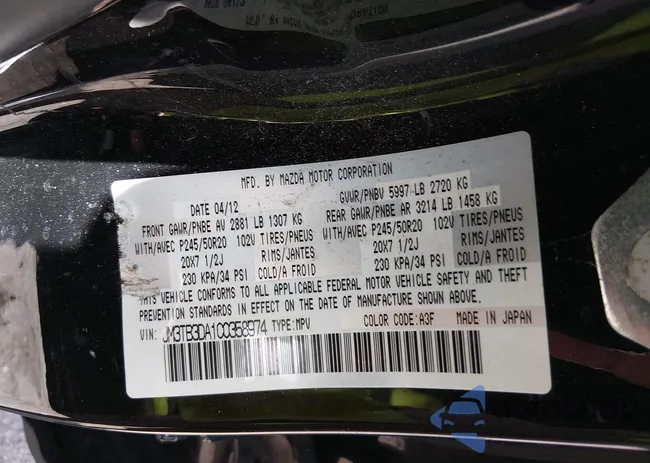 JM3TB3DA1C0358974: 44205857