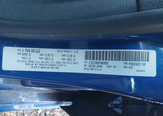 1C3CCCBB9FN669582: 44205936