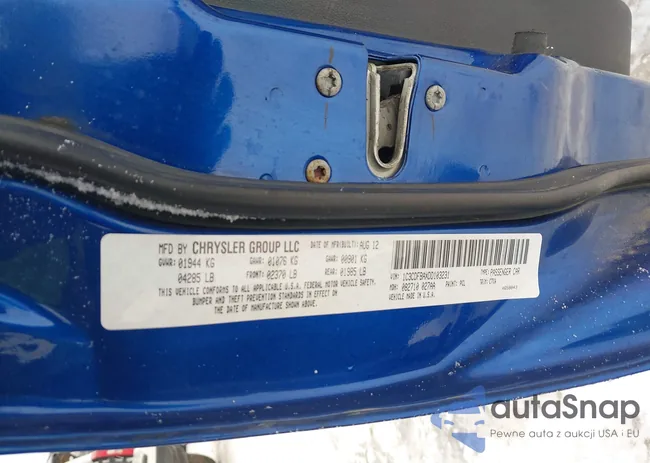 1C3CDFBAXDD103231: 44205116