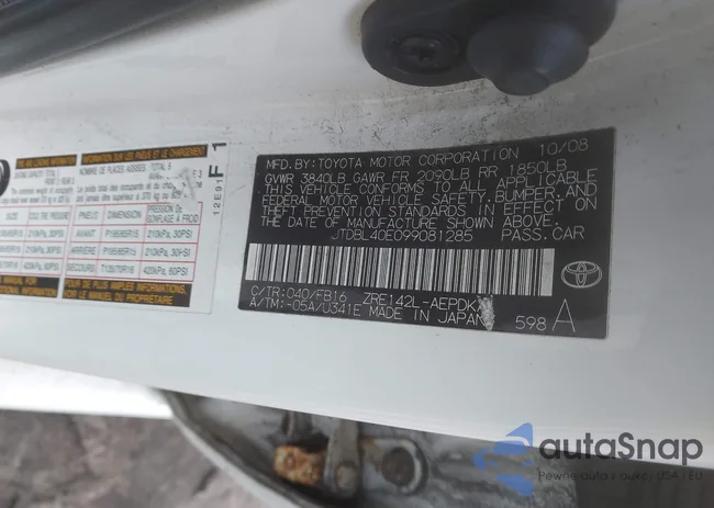 JTDBL40E099081285: 44205153