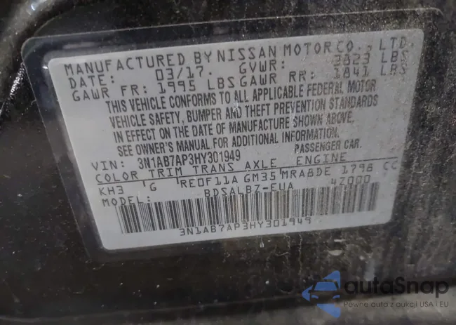 3N1AB7AP3HY301949: 44205193