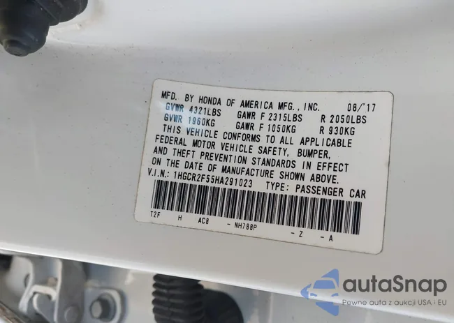 1HGCR2F55HA291023: 44205223