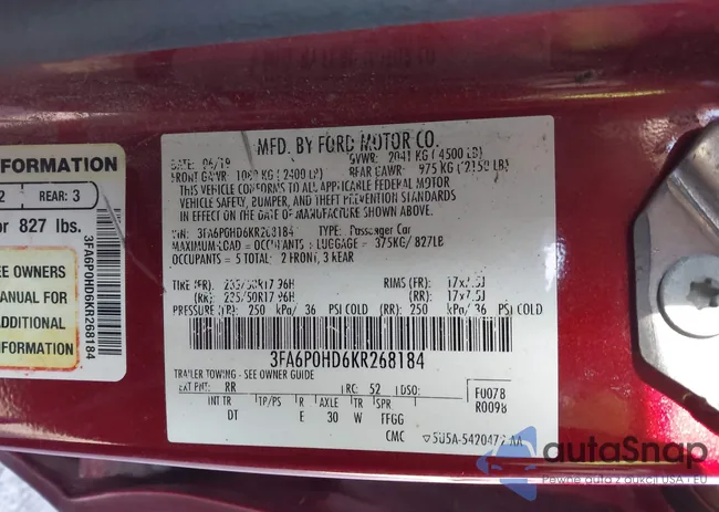 3FA6P0HD6KR268184: 44205266