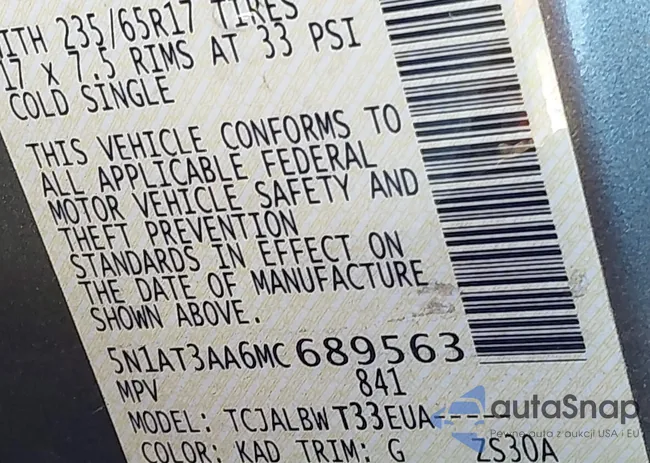 5N1AT3AA6MC689563: 44206419