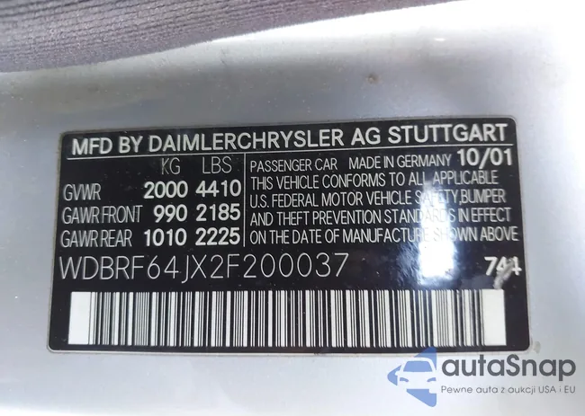 WDBRF64JX2F200037: 44206492