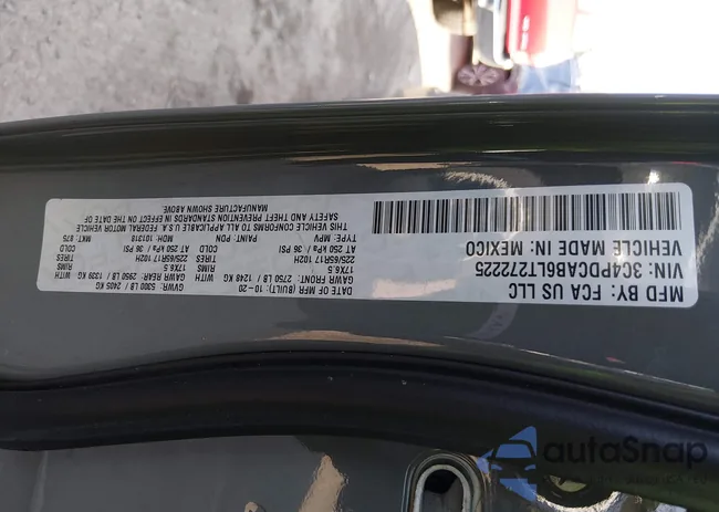 3C4PDCAB6LT272225: 44206565