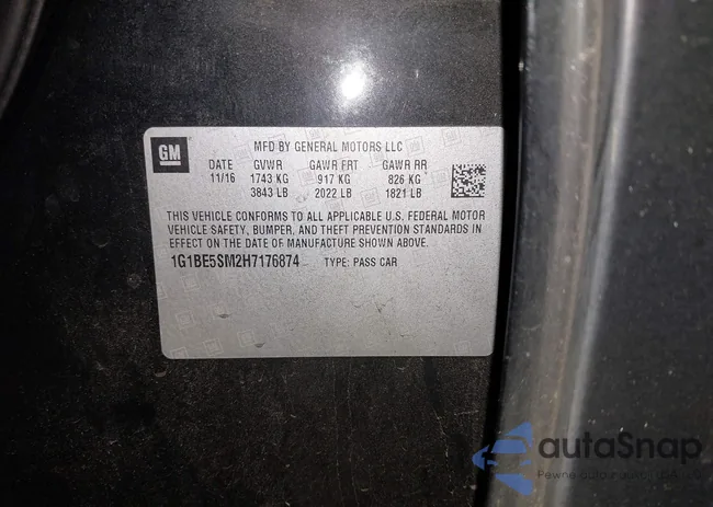 1G1BE5SM2H7176874: 44206601