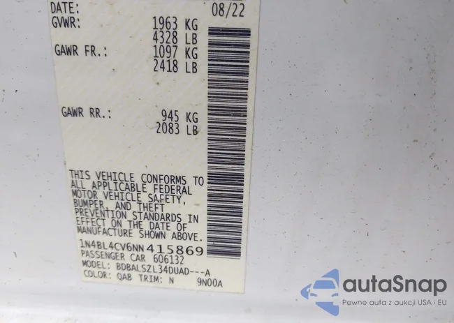 1N4BL4CV6NN415869: 44206697