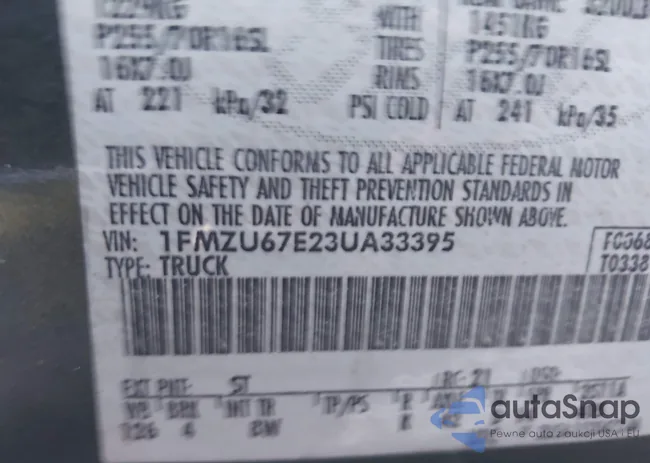 1FMZU67E23UA33395: 44206857