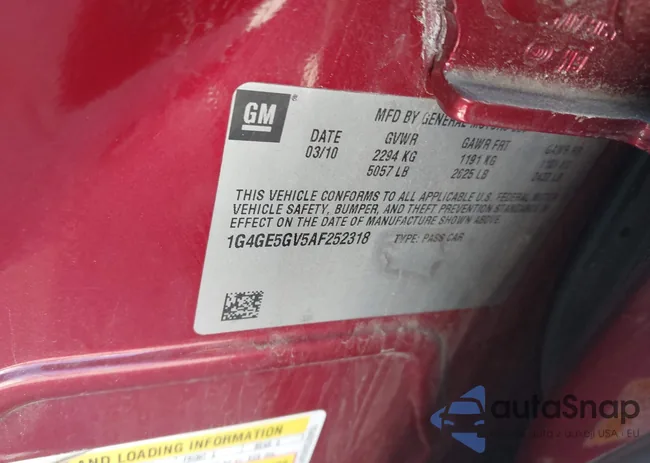 1G4GE5GV5AF252318: 44206867