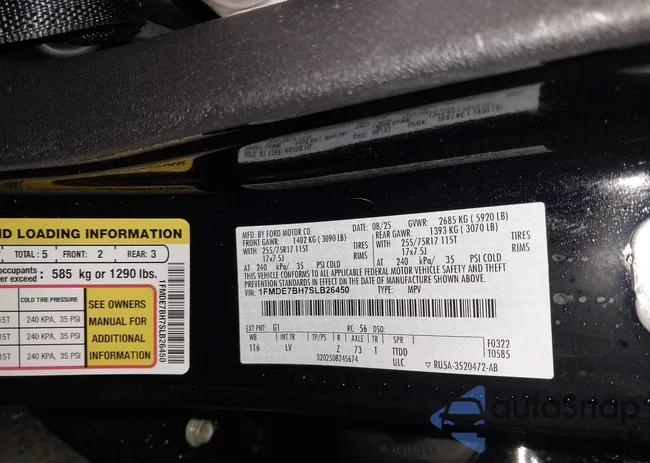 1FMDE7BH7SLB26450: 44206083