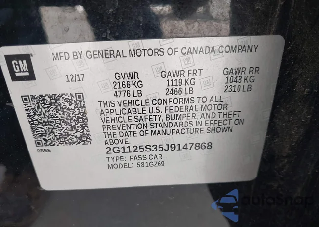 2G1125S35J9147868: 44206184