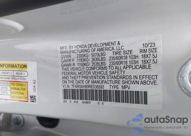 7FARS6H89RE036593: 44207471