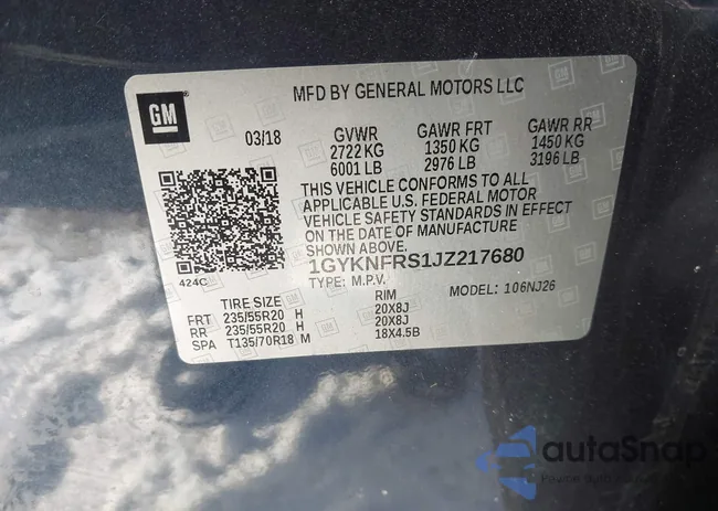 1GYKNFRS1JZ217680: 44207704