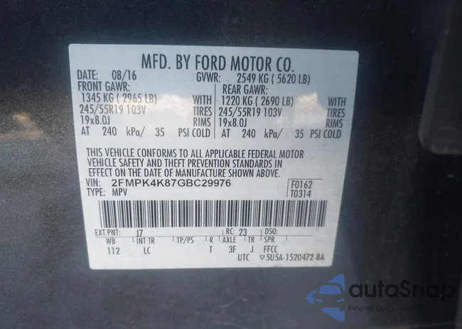 2FMPK4K87GBC29976: 44207786