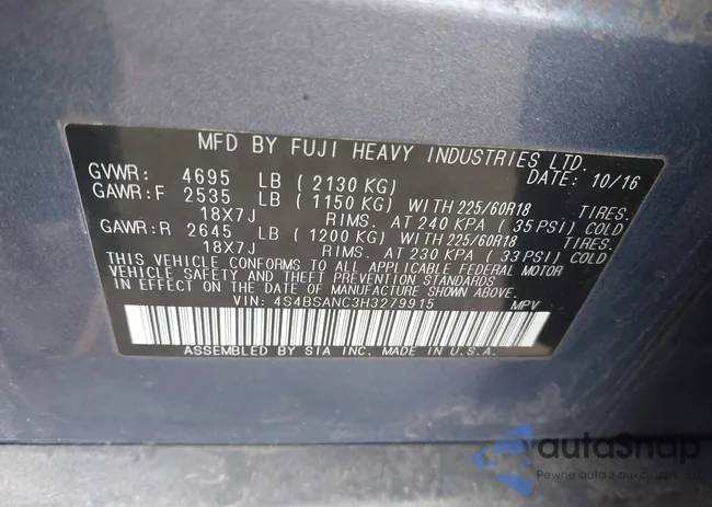 4S4BSANC3H3279915: 44207856