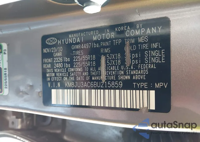 KM8JU3AC6BU215859: 44207860