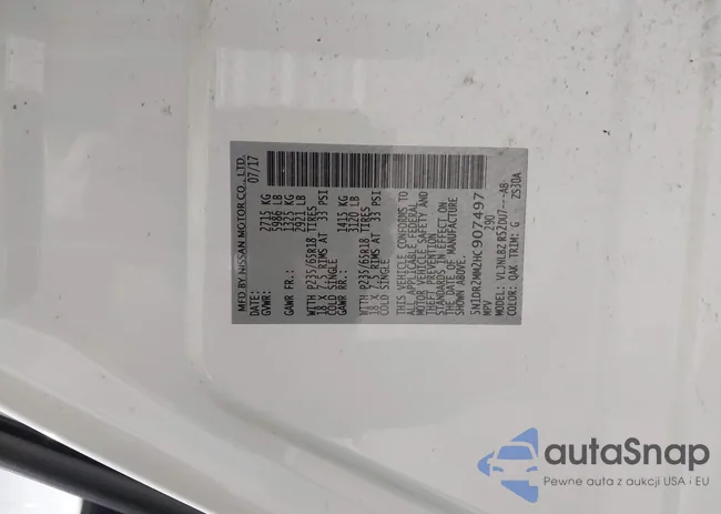 5N1DR2MM2HC907497: 44207285