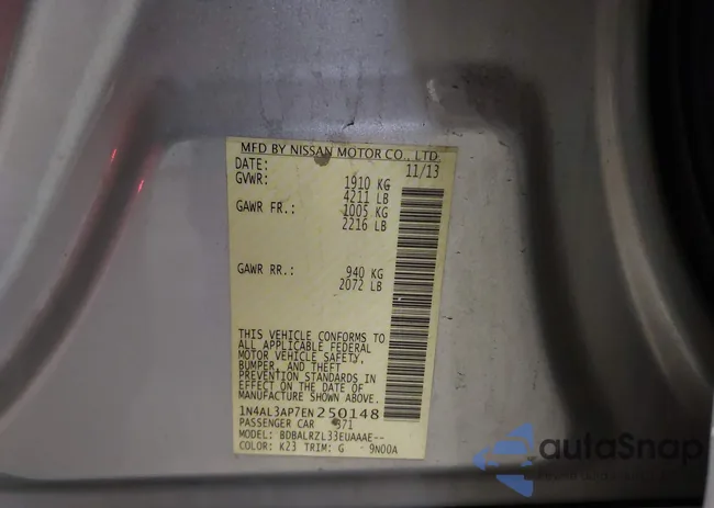 1N4AL3AP7EN250148: 44207369