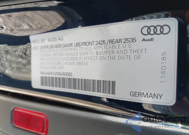 WAUABAF42MA060082: 44208628