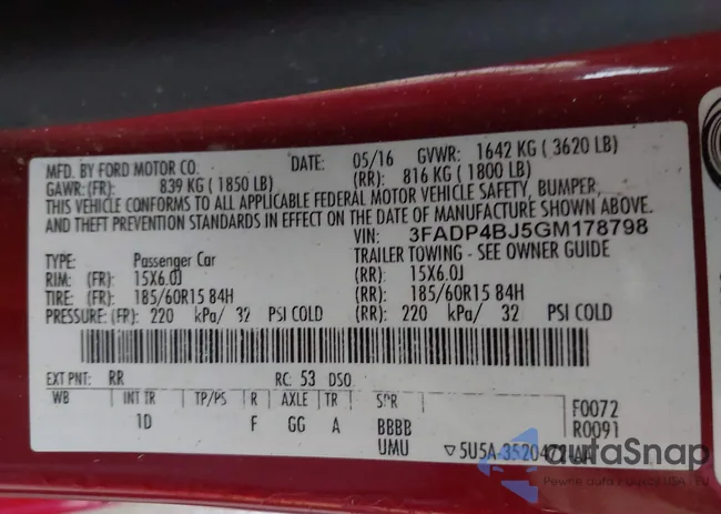 3FADP4BJ5GM178798: 44208652