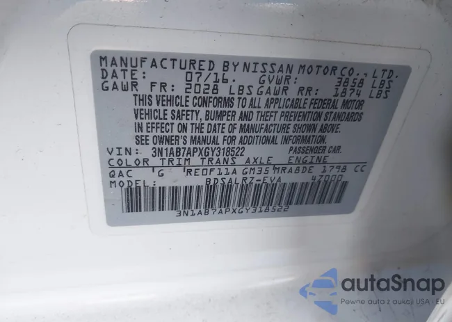 3N1AB7APXGY318522: 44208728