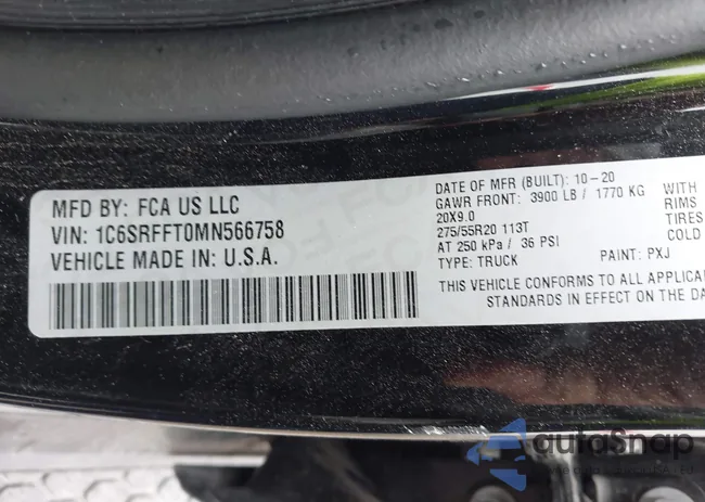 1C6SRFFT0MN566758: 44208978