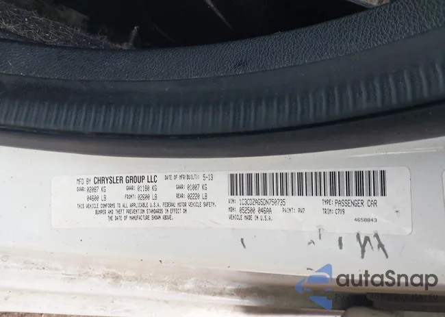 1C3CDZAG5DN750735: 44208979