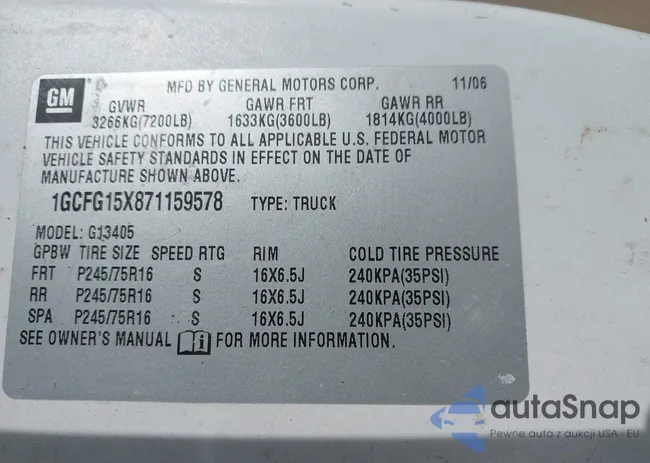 1GCFG15X871159578: 44208008