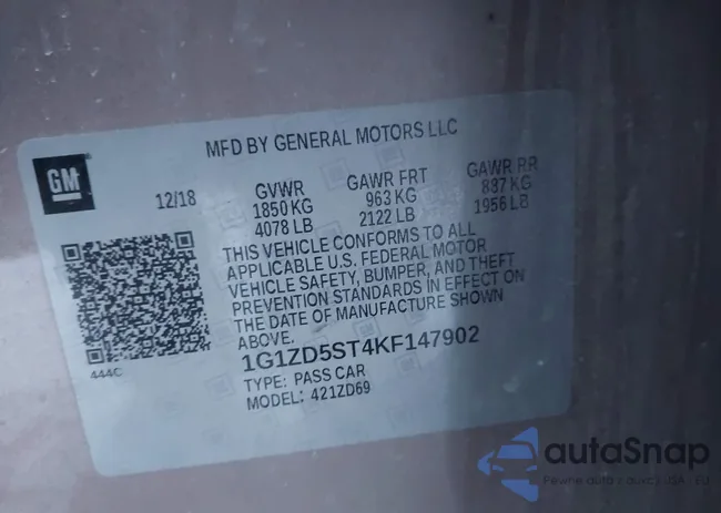 1G1ZD5ST4KF147902: 44208194