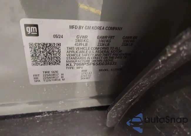 KL79MPSP6SB035631: 44208220