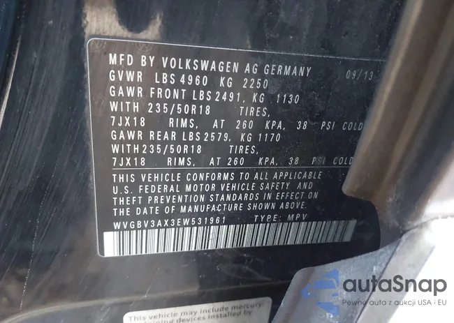 WVGBV3AX3EW531961: 44208232