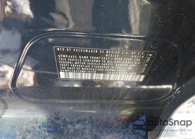 3VWPL7AJ7EM618276: 44208236