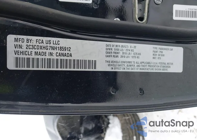 2C3CDXHG7NH185912: 44209686