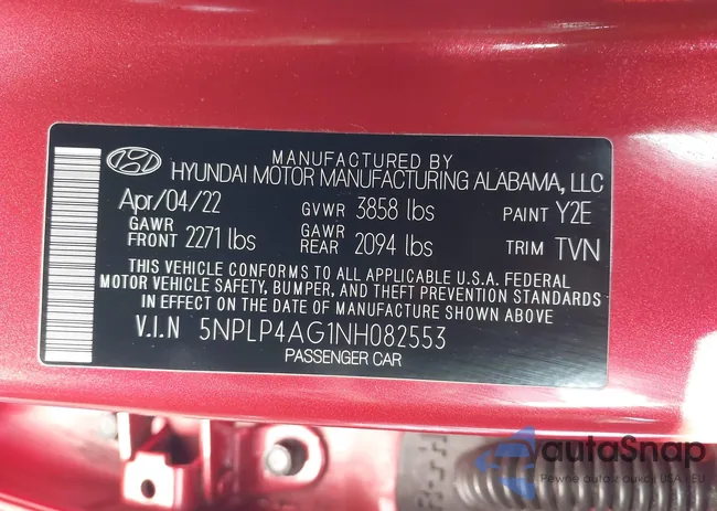 5NPLP4AG1NH082553: 44209712