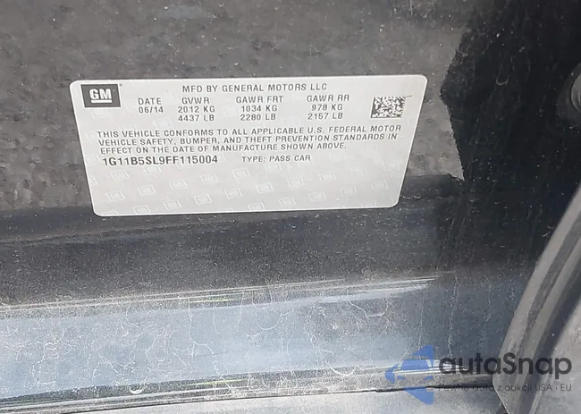 1G11B5SL9FF115004: 44209775