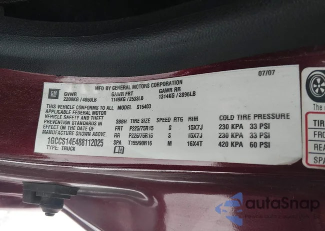 1GCCS14E488112025: 44209781