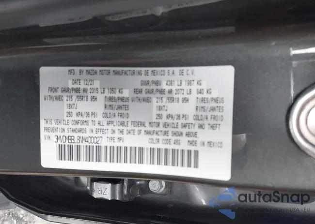 3MVDMBBL8NM400027: 44209814