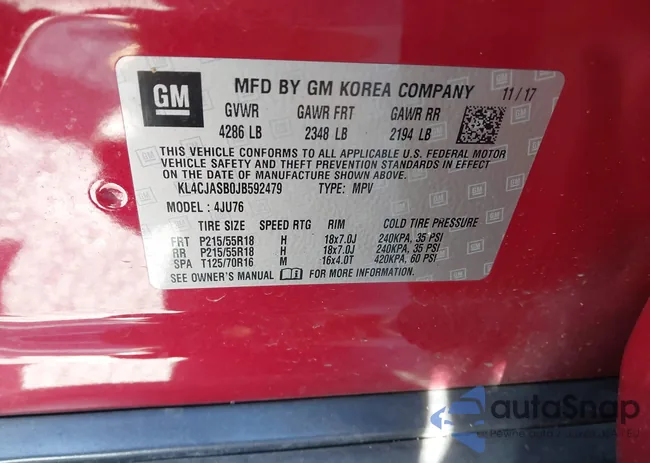 KL4CJASB0JB592479: 44209017