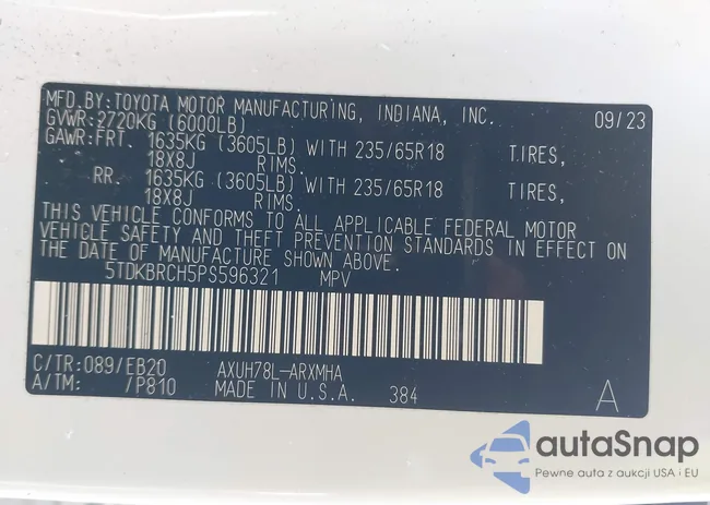 5TDKBRCH5PS596321: 44209040