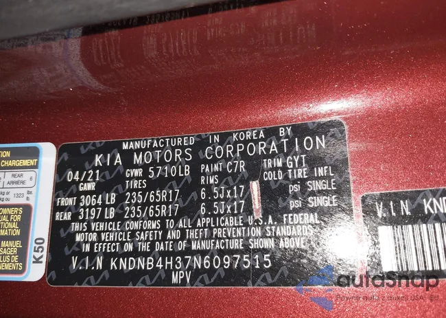 KNDNB4H37N6097515: 44209183