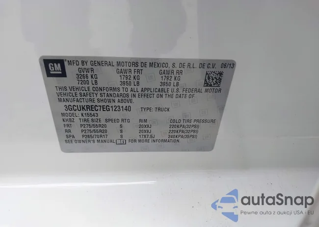 3GCUKREC7EG123140: 44209197